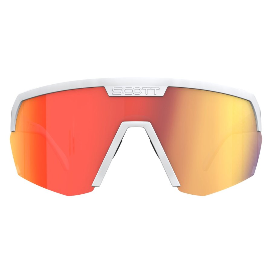 OCULOS DE SOL SCOTT SPORT SHIELD - WHITE MATT/RED CHR